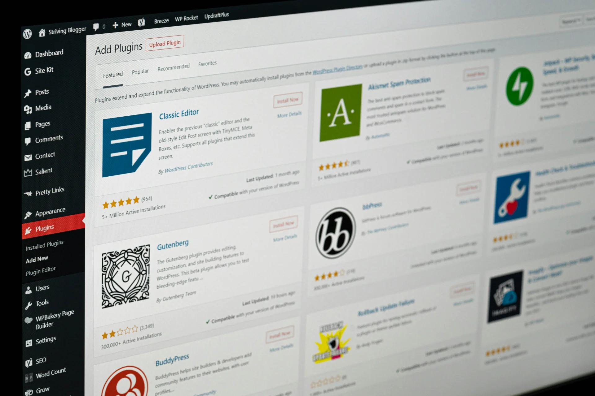 Neugestaltung kompletter Website